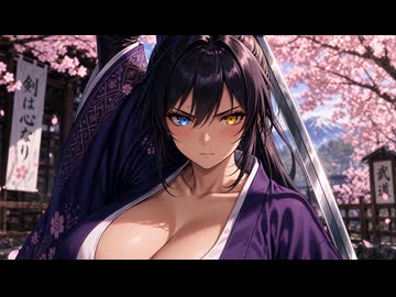 ホモと見るGrokで生成した女剣豪
