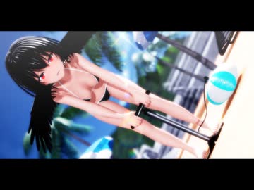 紳士向け【東方MMD】ビーチボール☆射命丸 文「Touhou MMD」