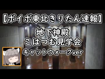 【ボイボ東北きりたん旅先速報】地下神殿 #こはつむ見学会 キャットウォークver【快活編集倶楽部】