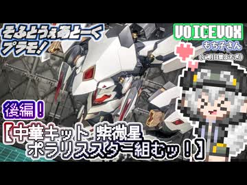 【プラモデル】中華キット 紫微星 ポラリススター組むッ！ 後編！【模型娘のもち子さん】pt.50