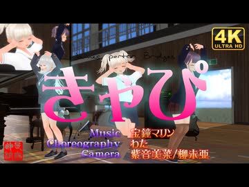 きゃぴ【宝鐘マリン/hololive】／るる・くるみ・もなか＠VRMダンサー