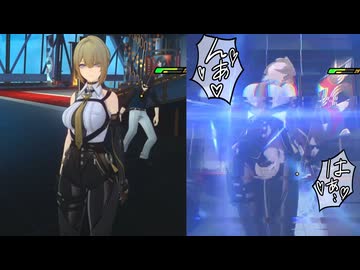 ゼンゼロ 殴打&電気責め イヴリン リョナ 日本語