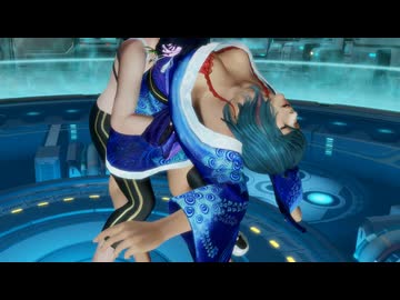 DOA6LR ryona リョナ 女天狗がたまきを気持ちよくさせる
