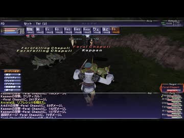 【FF11】アドゥリン新NM「Feral Chapuli」ソロ／Pazuzuソロ
