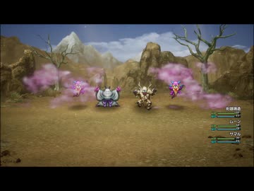 最少戦闘バルクアップ！(無編集版)オアシス福引き～ルプガナ山中ハーゴン教徒(ルナティックマージ＆シザース)戦