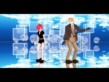 【MMD夏祭り2026】擬人化沖縄県とヒーローで-No-title-【APヘタリアMMD×MMDオリキャラ】