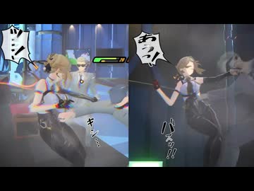ゼンゼロ 腹パンに耐えきれず敗北するイヴリン リョナ 日本語