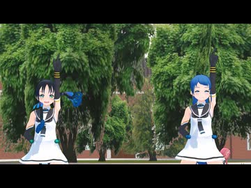 【MMD艦これ】「白露型姉妹」できょうもハレバレ
