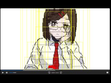 「忍者と殺し屋のふたりぐらし」OPでコメントアート