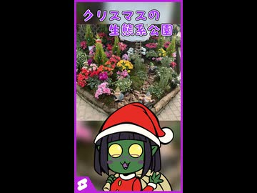 【#vlog】大潟村生態系公園でクリスマス仮装の植物さんたちに出会った！【#shorts】