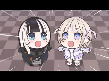 【手描き】水族館ではしゃぎまくる番長とらでん【ホロライブ/儒烏風亭らでん/轟はじめ】