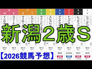 【競馬予想】2026「新潟２歳Ｓ(GⅢ)」