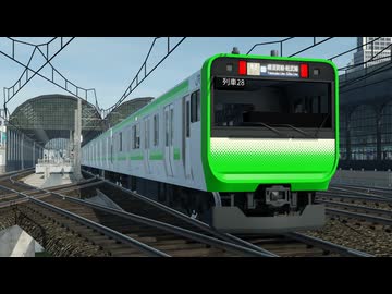 【Transport Fever 2】蘭騨 環湾線【前面展望】