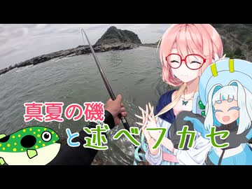 そらさんと釣りの思い出４９～真夏の磯と延べフカセ～