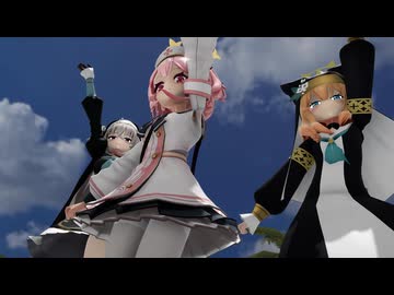 【MMDブルアカ】シスターフッドの生徒達でどりーみんチュチュ【トリニティー総合学園】