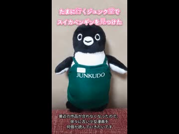ジュンク堂のSuicaのペンギンのぬいぐるみ