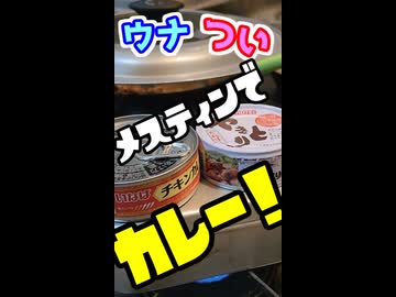 ウナつい簡単キッチン！メスティンで簡単缶詰カレー！【真夏のキャンプ＆BBQ祭】