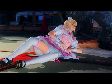 ちょっと閲覧注意│DOA5LR│マリー　バイマンの重い打撃にもがき回るｗ
