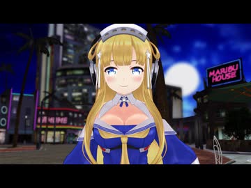 【艦これMMD】つかささん家の フレッチャーさんに「夜舞うシルエット」を踊っていただいてみた
