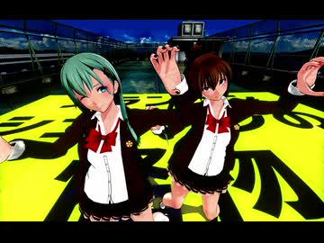 【艦これMMD】夏服 鈴谷・熊野『フランケンシュタインの怪物』