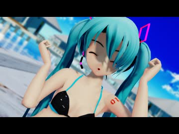 【MMD夏祭り2026】  スパークル・ピーチ  【らぶ式ミク】