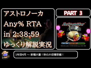 【RTA】アストロノーカRTA Any% in 2:38:59 Part3