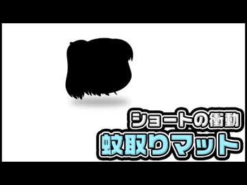 【ゆっくり自由帳】ショートの衝動 蚊取りマット