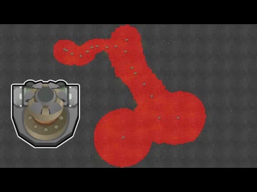 【RimWorld】岩床を汚染した際に見られる特徴的な模様について