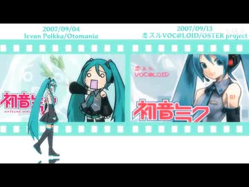 ホモと学ぶ初音ミクのデビューから１９年の軌跡