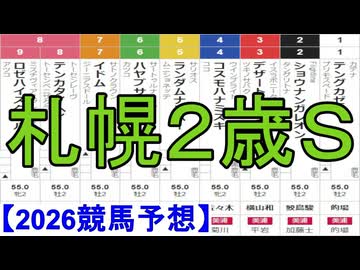 【競馬予想】2026「札幌２歳Ｓ(GⅢ)」