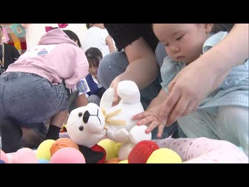 北九州市でベビリンピック（赤ちゃん運動会）