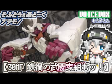 【プラモデル】30MF 鉄禍の武闘家組むッ！【模型娘のもち子さん】pt.53