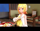 【MMD】リンちゃんがワサビの効いたお寿司をたべるだけ