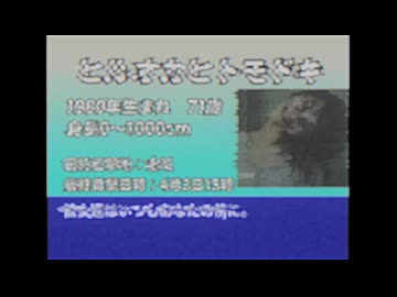 地方局の行方不明者捜索番組【アナログホラー】