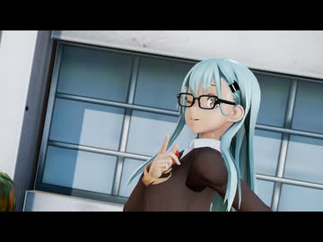 【Ray-mmd】鈴谷が学校の中庭風ステージでMasked bitcH
