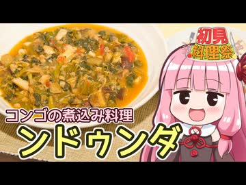【コンゴの煮込み料理 ンドゥンダ】飯作って食べるで #83【第4回初見料理祭】【VOICEROIDキッチン】