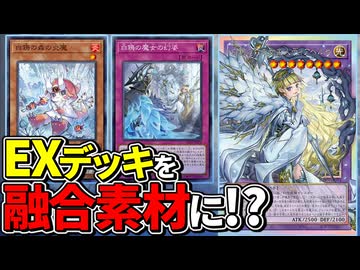 EXデッキだけで融合する罪宝新テーマ「白鴉 (はくあ)」が登場！！ディアベルゼも復活！！