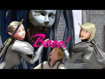 【MMD】ゴナールの街で「Booo!」