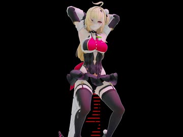 太ももをパンパンして音鳴らすやつ MMD