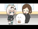 【手描き】陰キャが過ぎるママ殿とござるさん【ホロライブ/風真いろは】