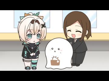 【手描き】陰キャが過ぎるママ殿とござるさん【ホロライブ/風真いろは】