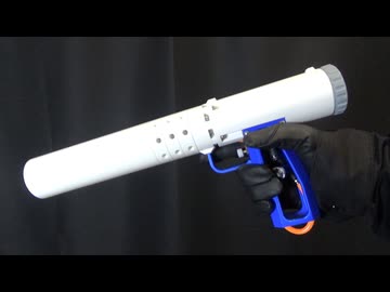 空気砲を作ってみた（ボルテックスピストル・エアロッド）