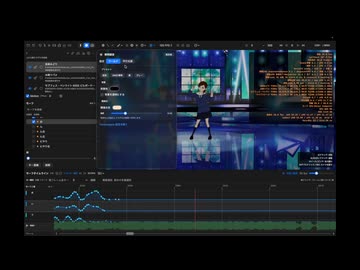 【MMD映像研】VMD viewer for Mac 開発中 [フランケンシュタインの怪物]【VvfM】【浅草みどりx水崎ツバメ】