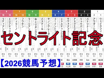 【競馬予想】2026「セントライト記念(GⅡ)」