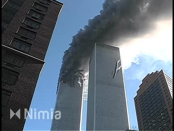 2001年9月11日　アメリカ同時多発テロ　2機目の突入　新規映像　　September 11th　Second Plane Strikes World Trade Center　New Angle