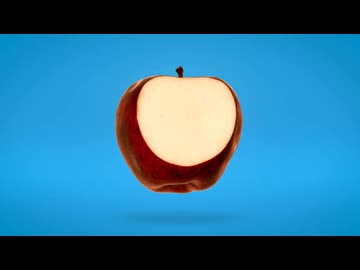 ホモと見る果物スライスのストップモーション
