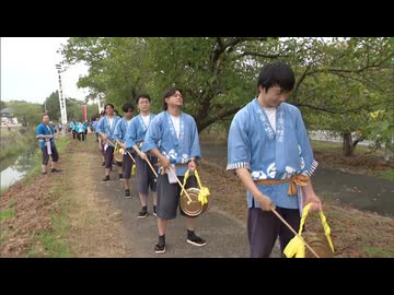 佐賀県みやき町で「行列浮立」奉納　300年以上続く神事　佐賀藩の武士が福岡に向かう際の行列が由来とも言われる