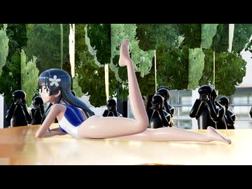 【Ray-mmd】佐天さんが学校の中庭風ステージでエッッックササイズ