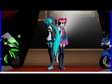 MMD、テト、ミク、で、マグネット