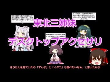東北三姉妹】東北きりたんに続き「東北ずん子」と「東北イタコ」も作っ